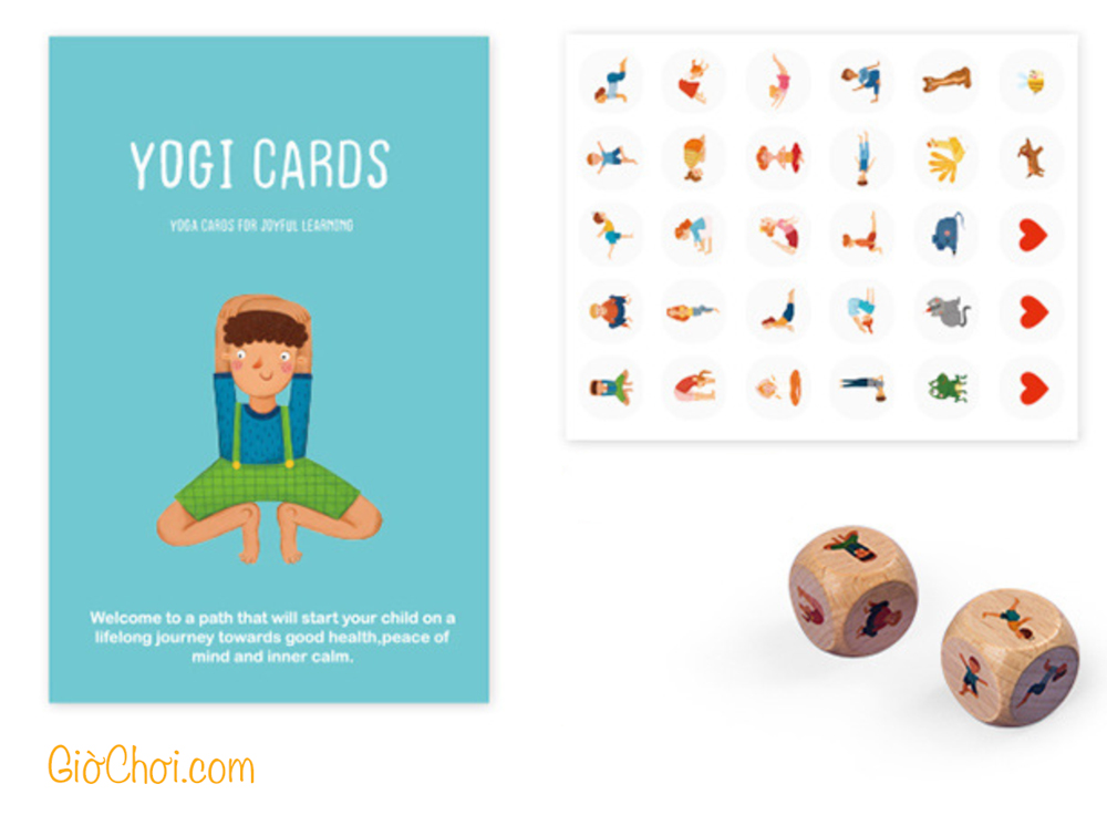 Flashcards hướng dẫn tập Yoga cho bé