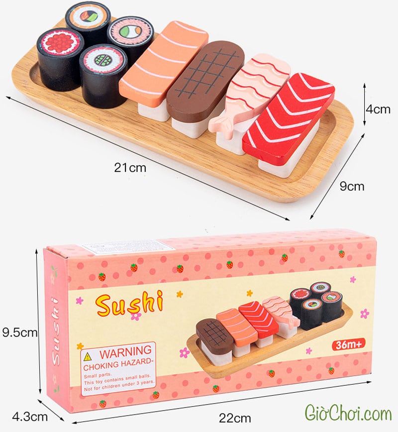 đồ chơi sushi