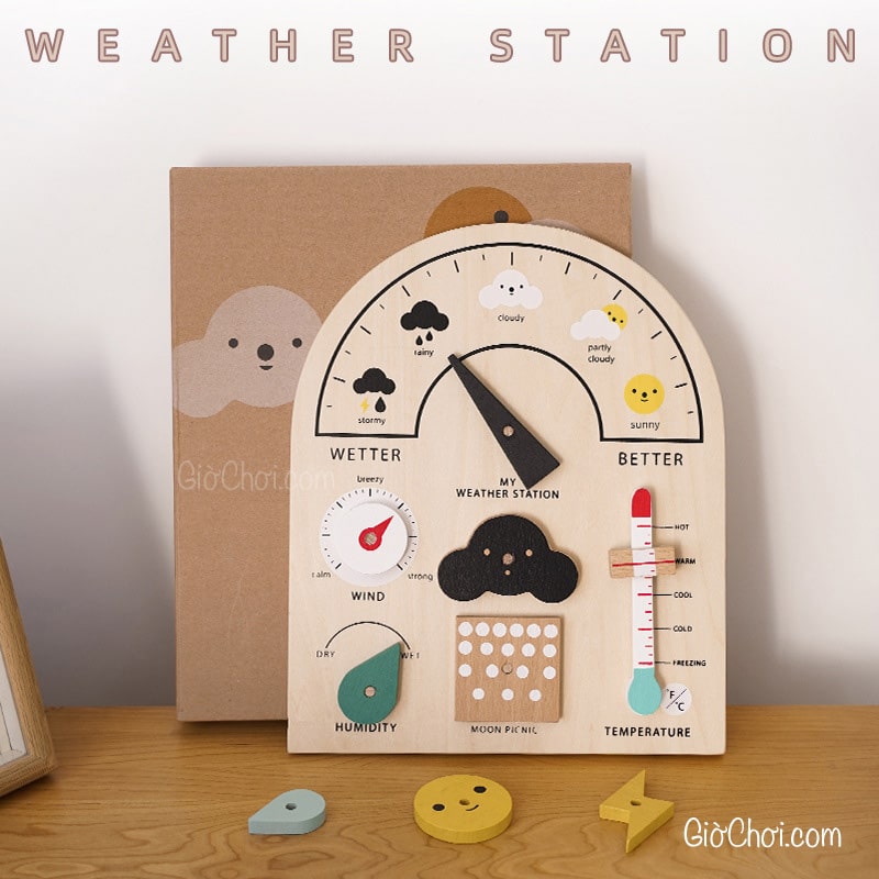bảng thời tiết Montessori My Weather Station