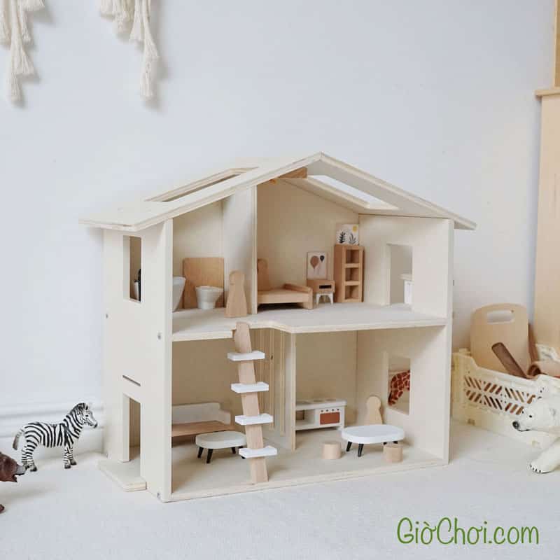 Nhà búp bê wooden dollhouse