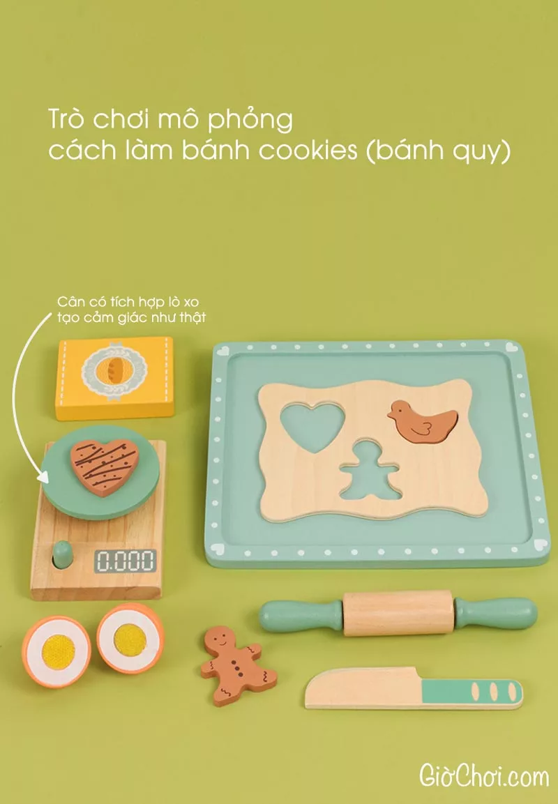 đồ chơi làm bánh cookies mini